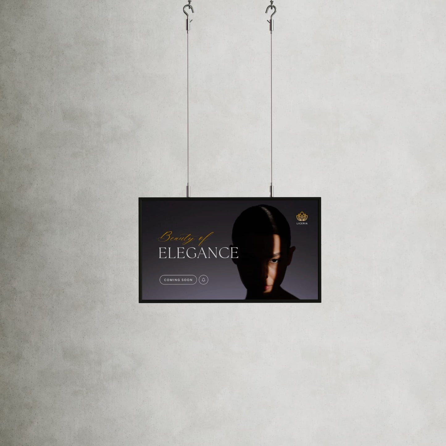 32-inch scherm met hoge lichtopbrengst voor contentweergave in etalages, geschikt voor helder en opvallend beeldmateriaal