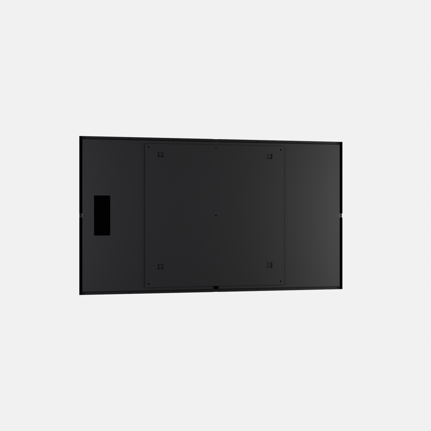 Achterkant van een 43 Inch Ultra dun 20mm narrowcasting scherm met ophang beugel