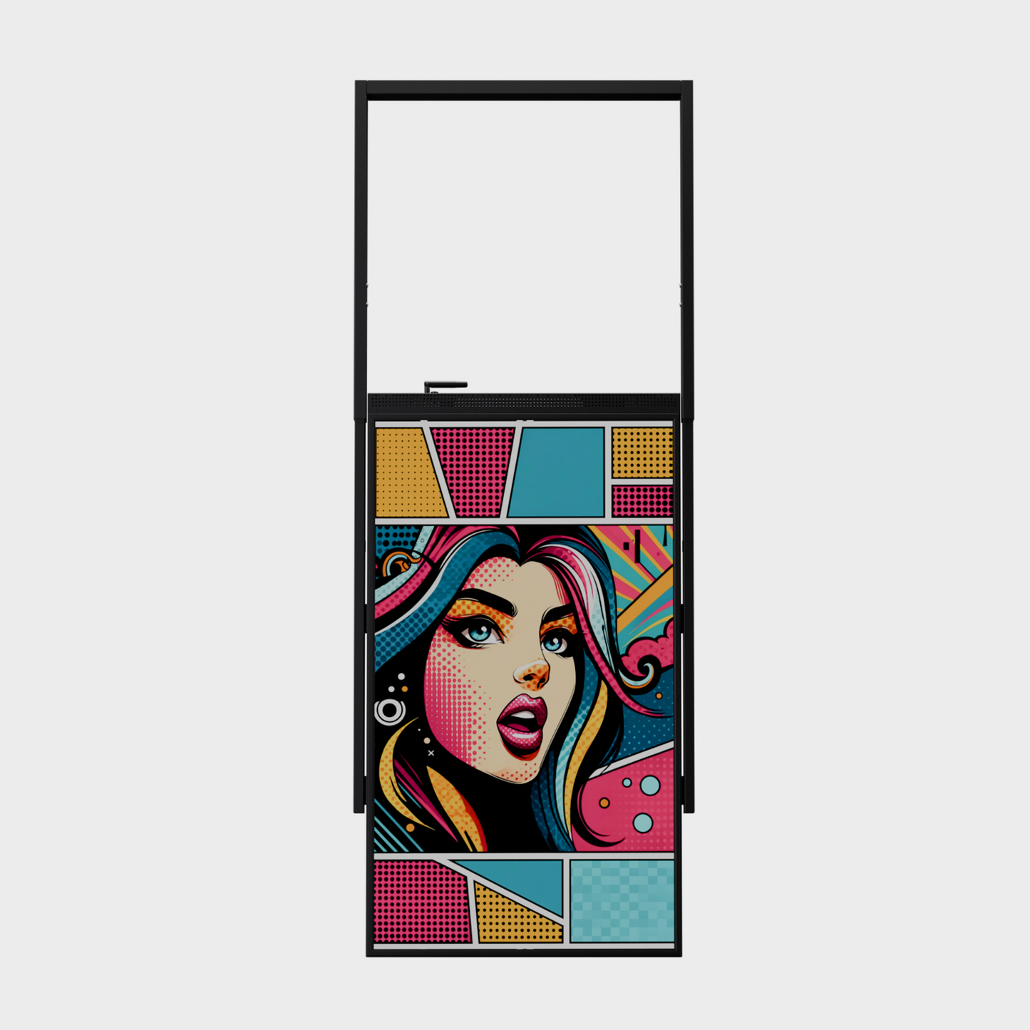 49 inch LCD High Brightness Narrowcasting Display met frame - hangend - portret oriëntatie - 3000 Nits