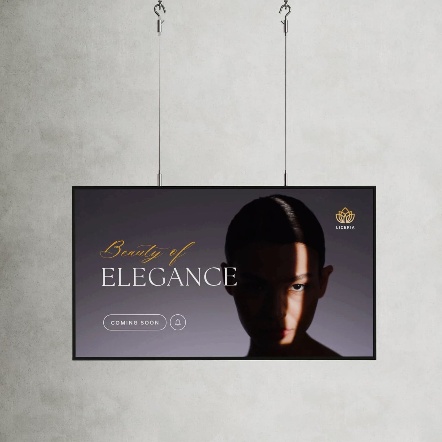 49 inch commercieel High Brightness LCD scherm met 3000 nits aan lichtopbrengst. Met cosmetica reclame