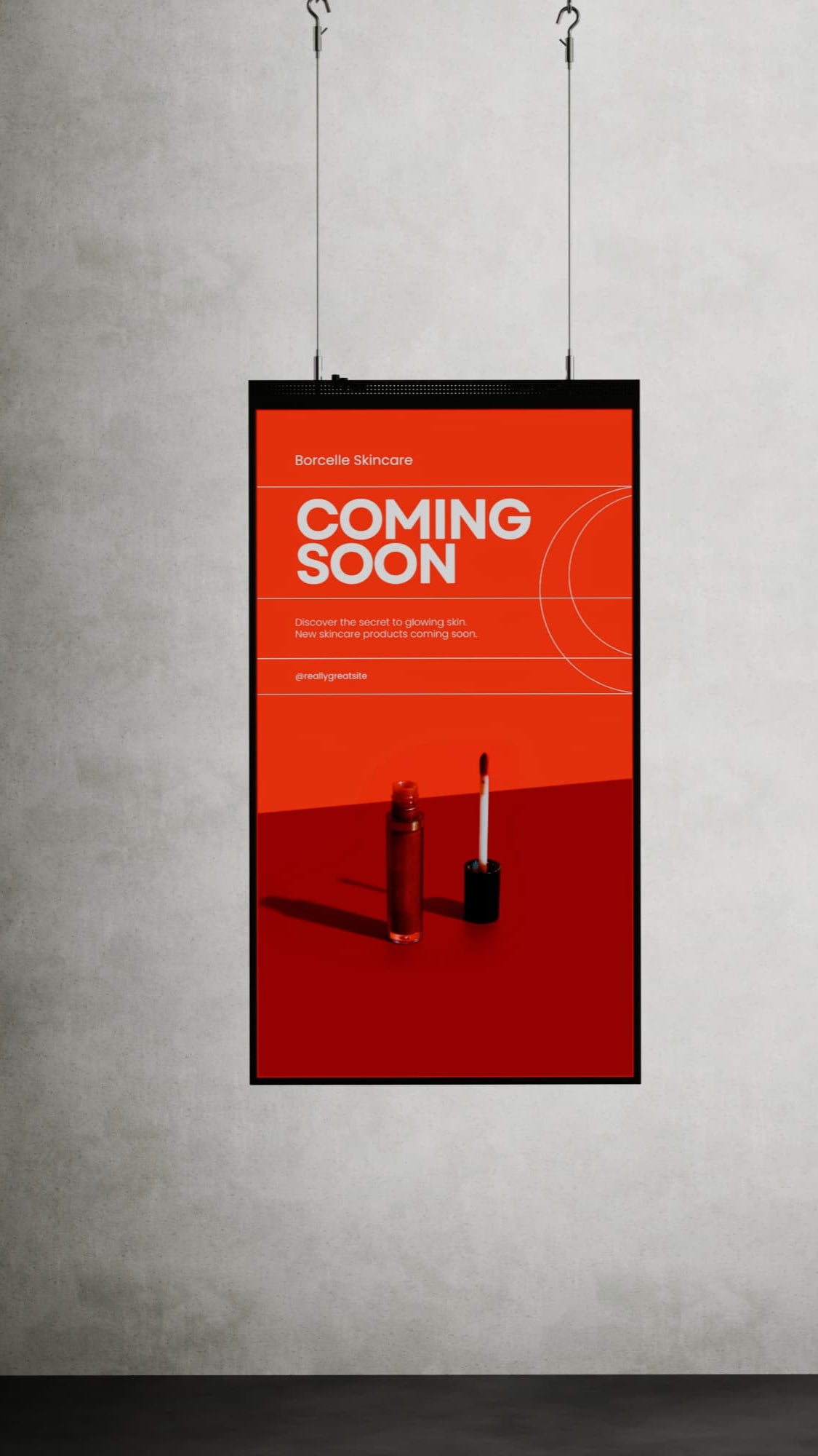 55-inch high brightness reclamescherm, speciaal ontworpen voor gebruik in etalages