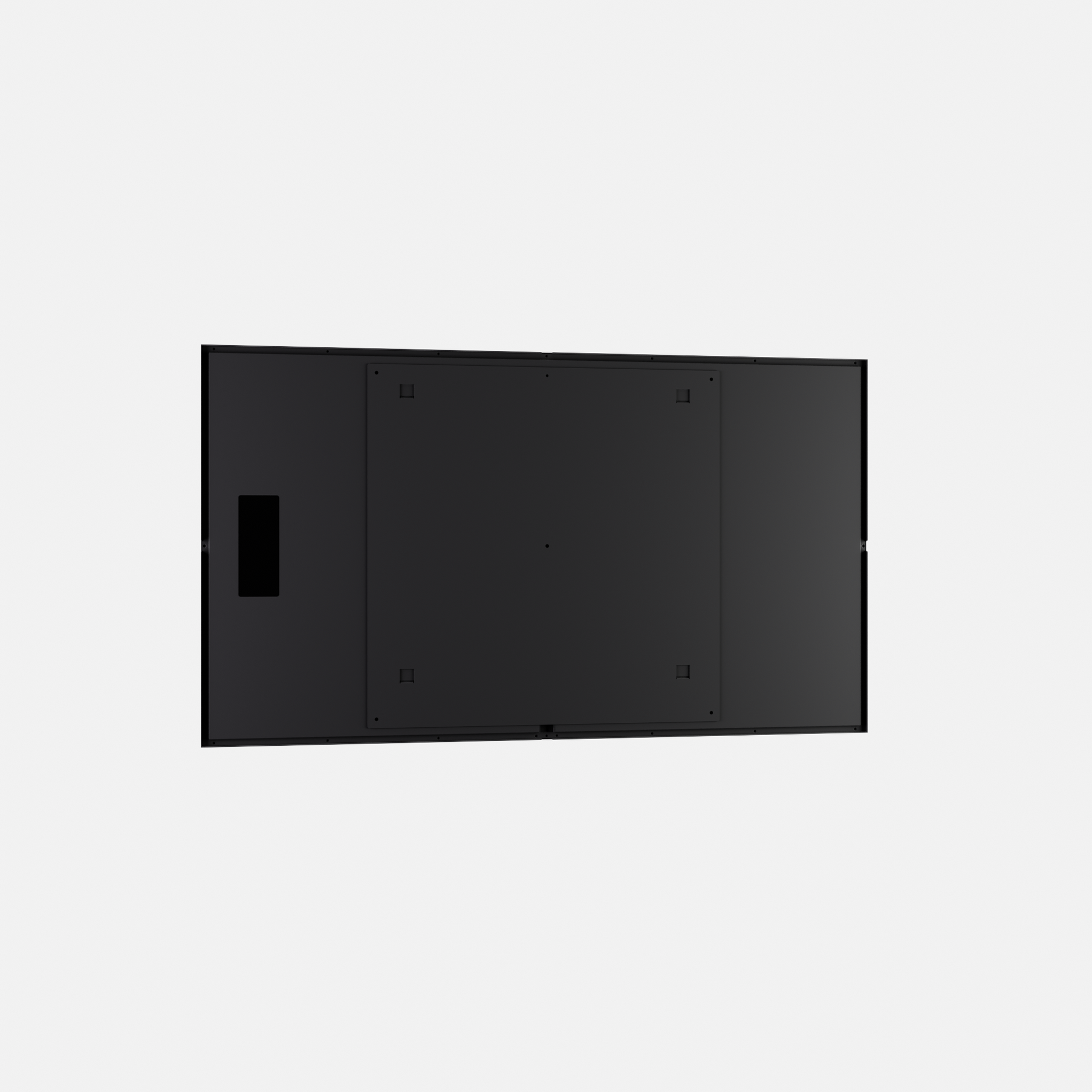 Achterzijde van een 32 Inch Ultadun LCD scherm met muur beugel.  