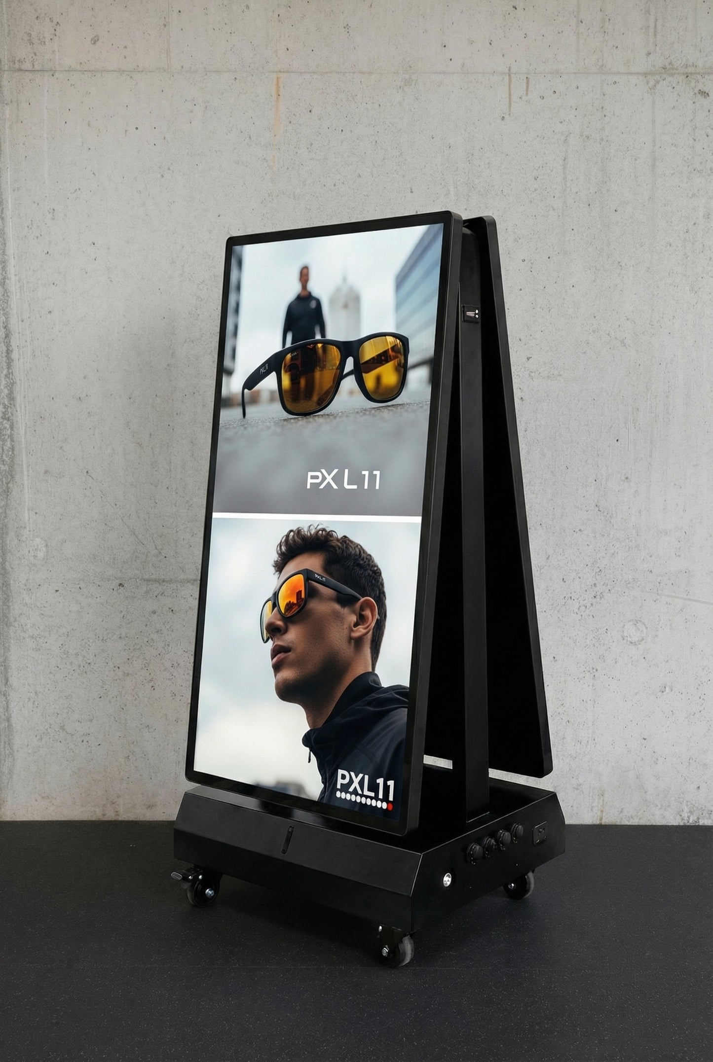 Zonlicht leesbaar digitaal reclamebord met 2000 nits helderheid, perfect zichtbaar display voor outdoor marketing