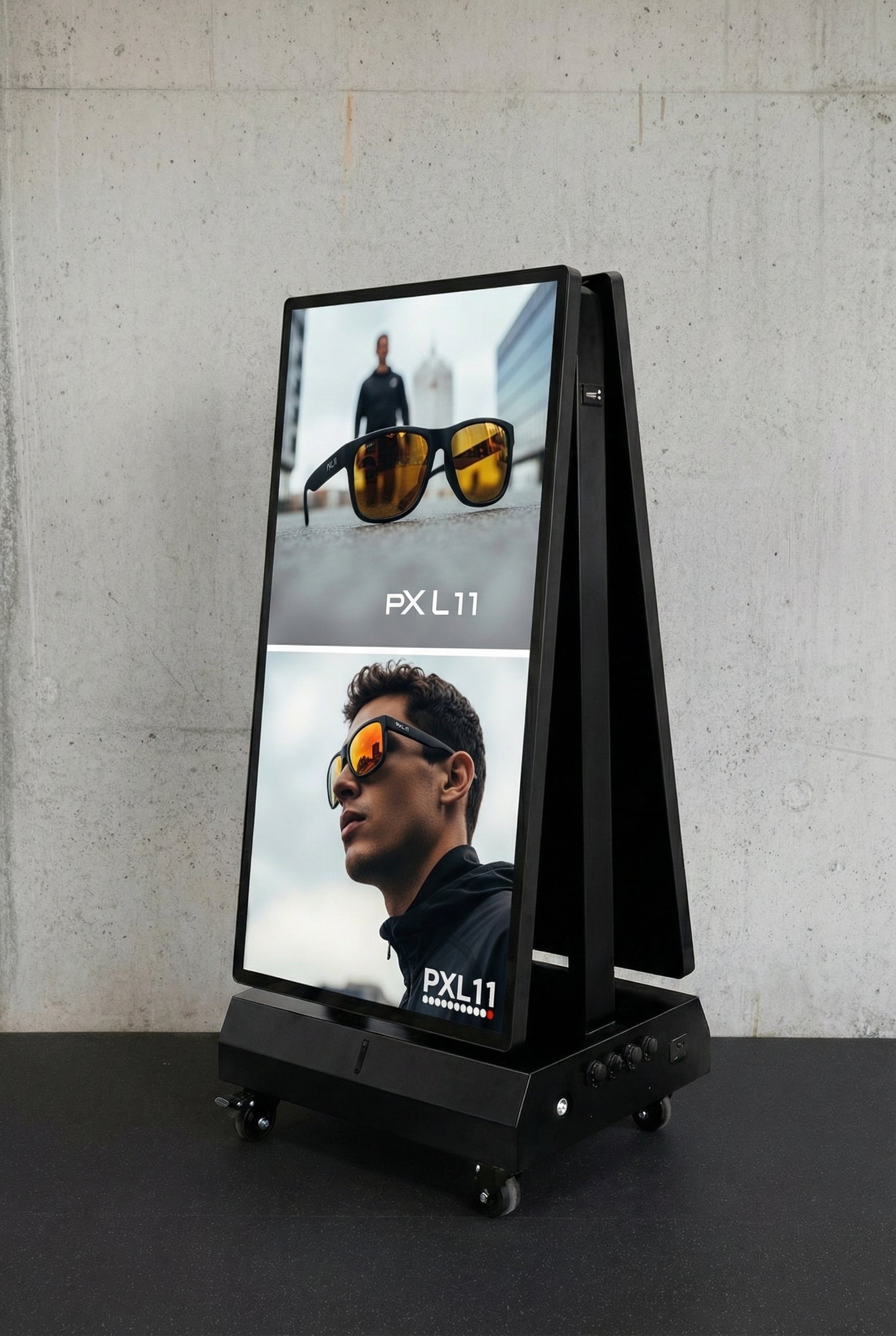 Zonlicht leesbaar digitaal reclamebord met 2000 nits helderheid, perfect zichtbaar display voor outdoor marketing