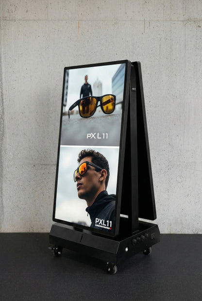 Zonlicht leesbaar digitaal reclamebord met 2000 nits helderheid, perfect zichtbaar display voor outdoor marketing
