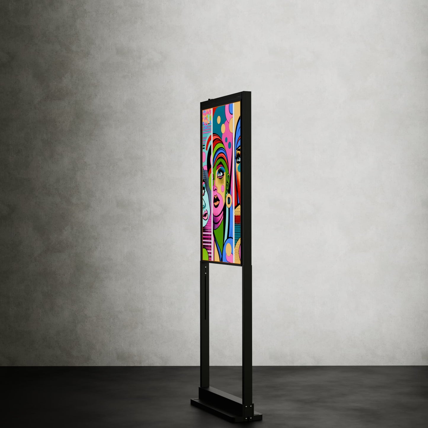 43 inch High Brightness LCD Etalage Display op baseplate | Staand | Enkelzijdig