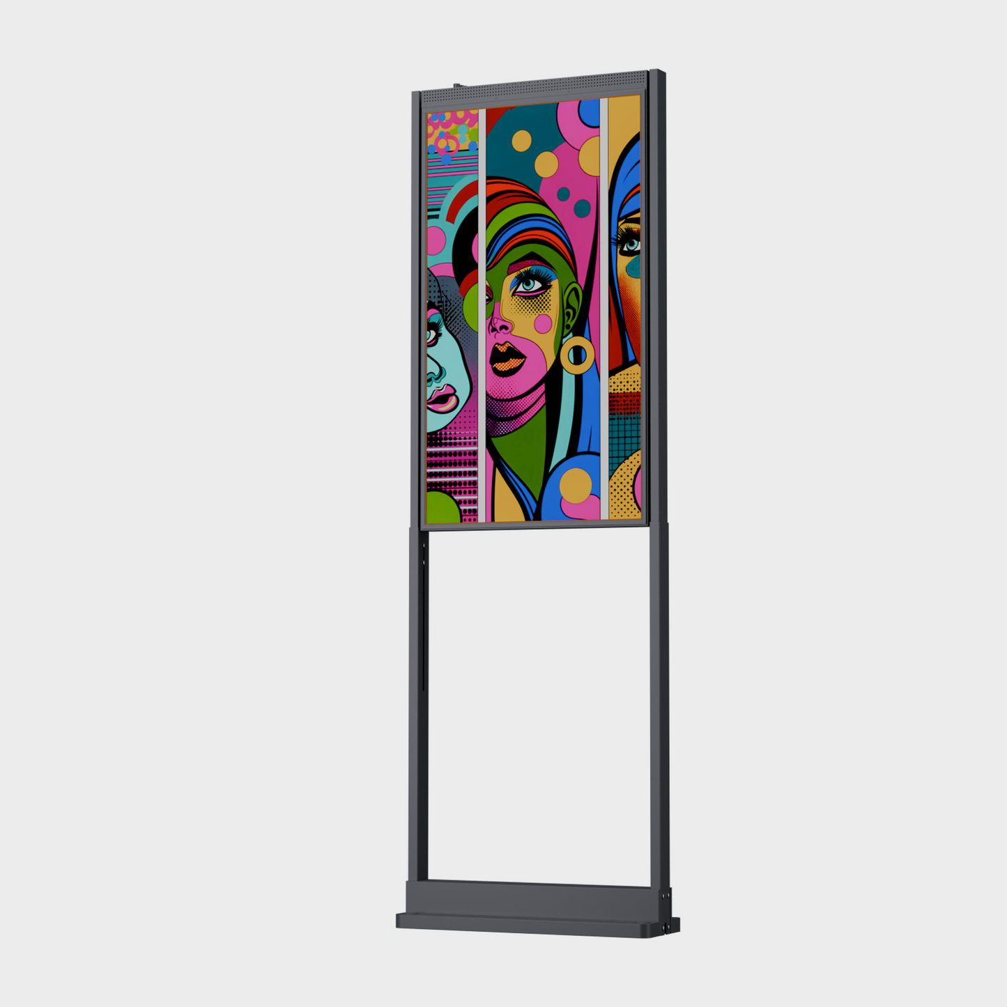 43 inch High Brightness LCD Etalage Display op baseplate | Staand | Enkelzijdig