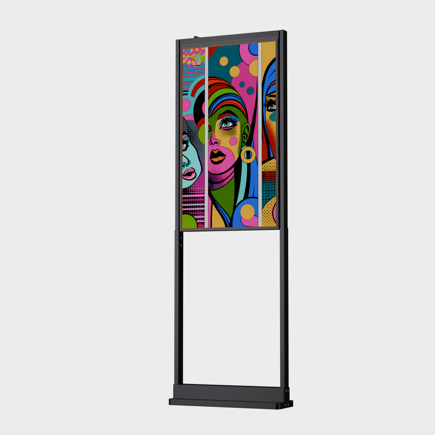 43 inch High Brightness LCD Etalage Display op baseplate | Staand | Enkelzijdig