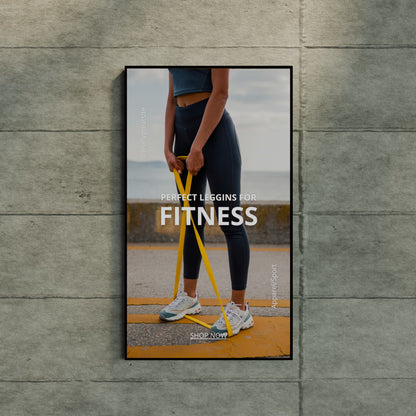 49-inch reclameschermen met 500 nits helderheid, verticaal gemonteerd en ontworpen voor fitnessclubs.