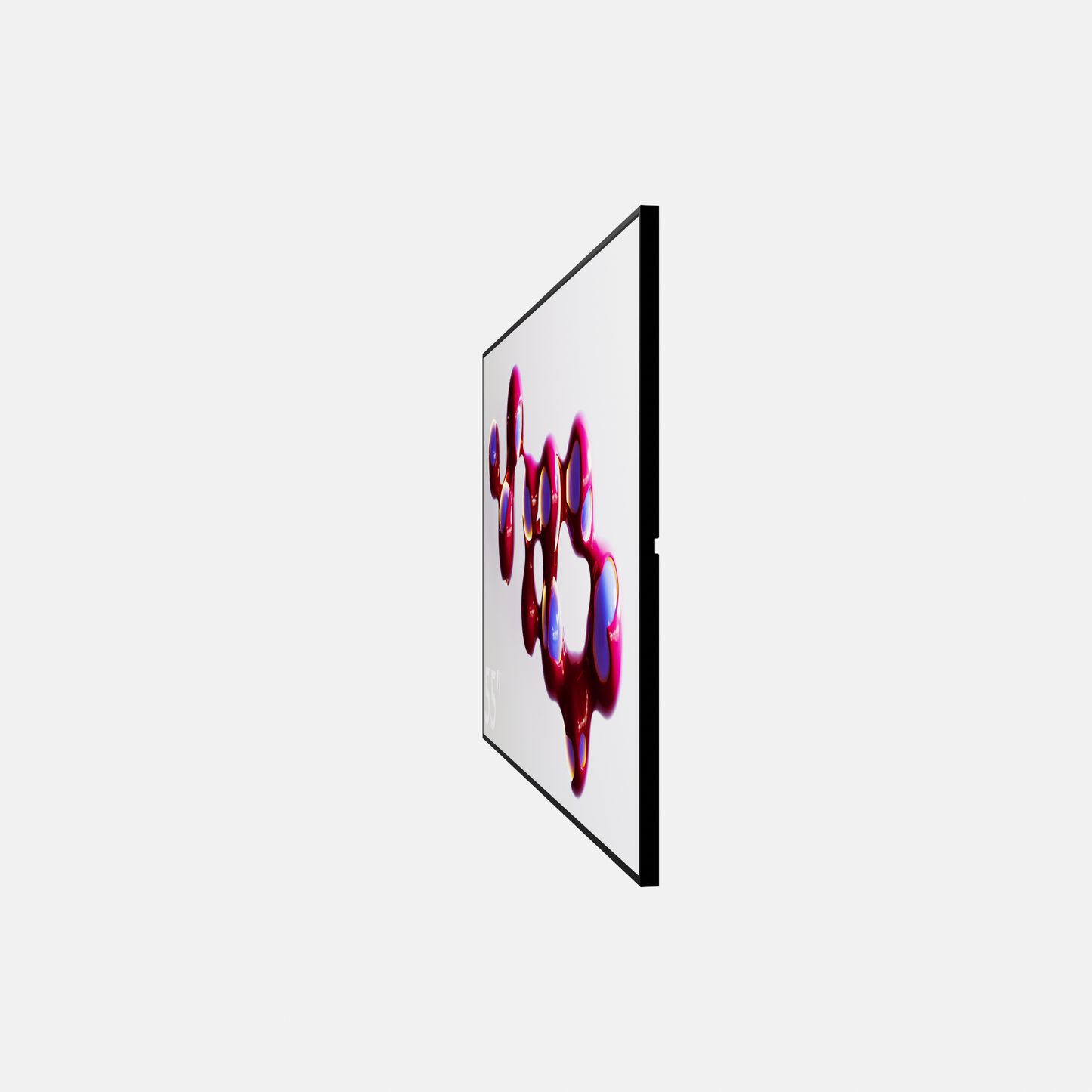 55 Inch Ultradun Narrowcasting Display - 700 Nits - wandmontage