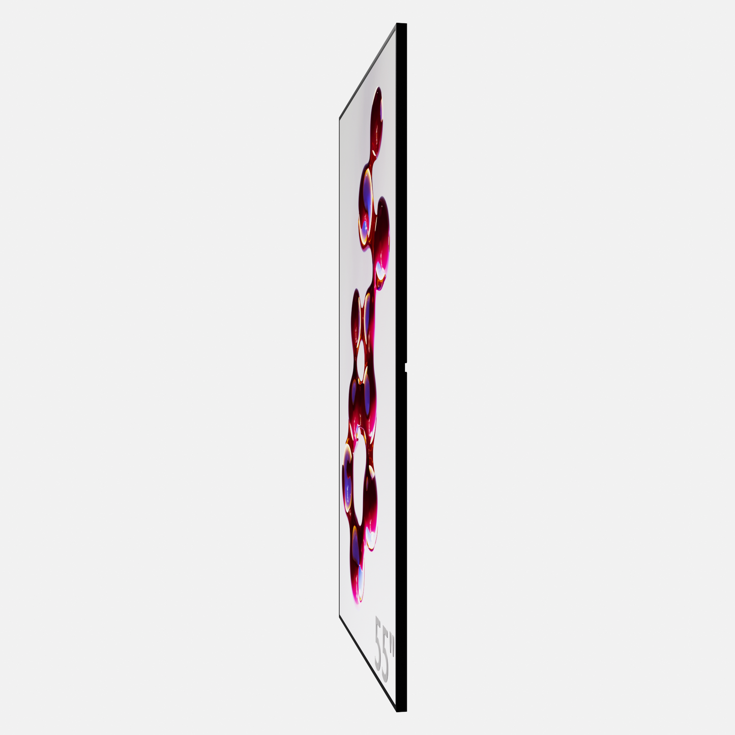 55 Inch Ultradun Narrowcasting Display - 700 Nits - wandmontage