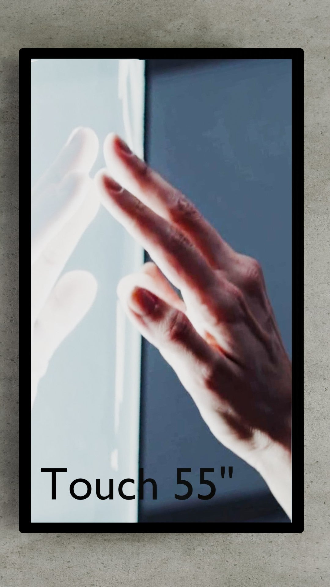 55 inch PCAP touch scherm met software
