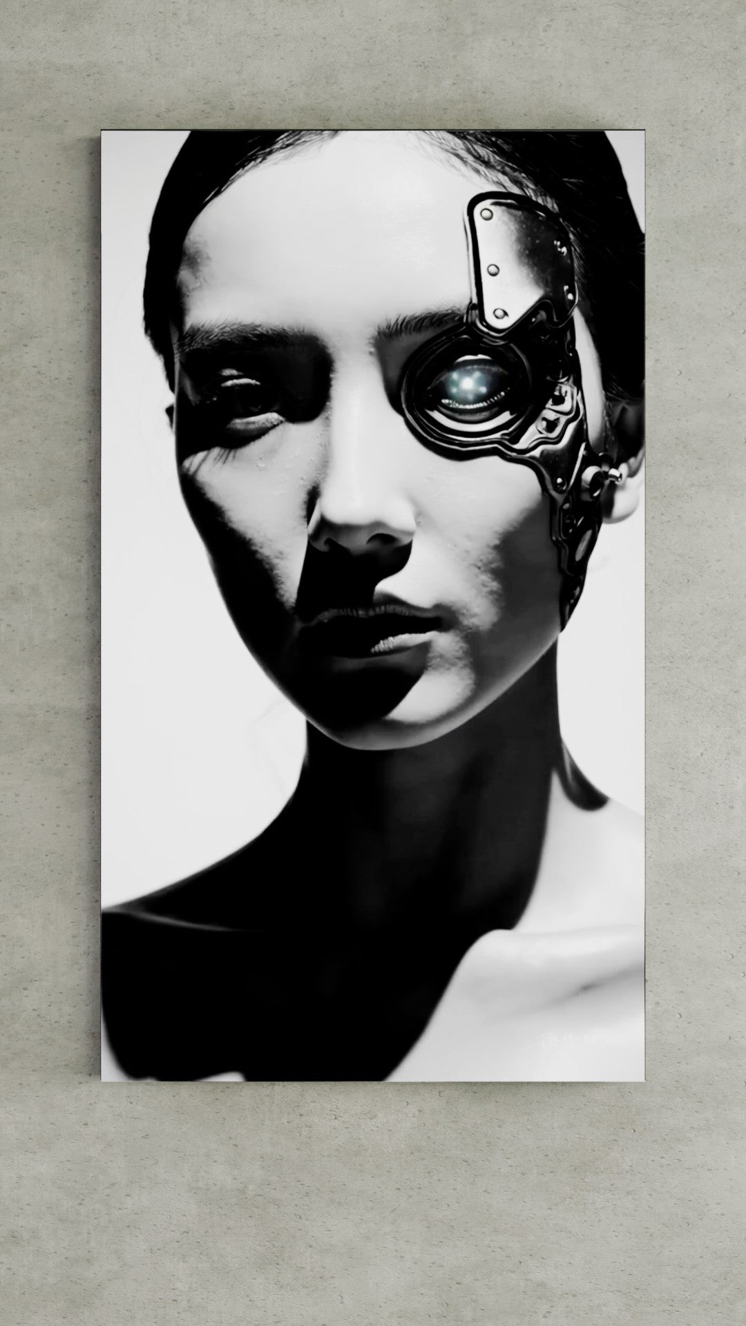 Verticaal indoor LED scherm 1m x 1.75m (80") als LED wal voor, retail, kantoren en digitale communicatie.