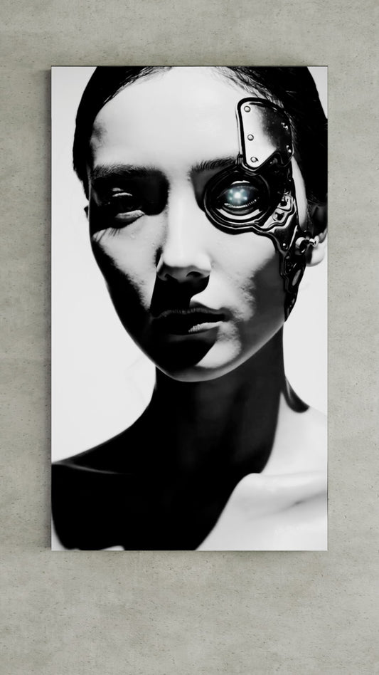 Verticaal indoor LED scherm 1m x 1.75m (80") als LED wal voor, retail, kantoren en digitale communicatie.