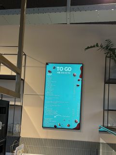 Digitaal menue bij CoffeeLab Den Bosch